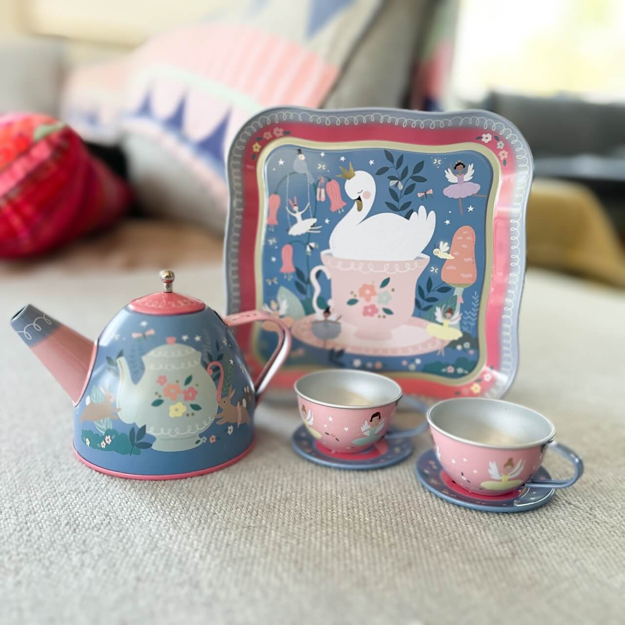 Fairy tin best sale tea set