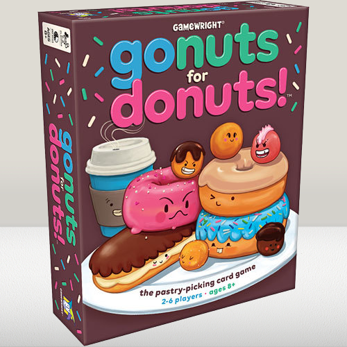 A picture of Gonuts for Donuts card game.