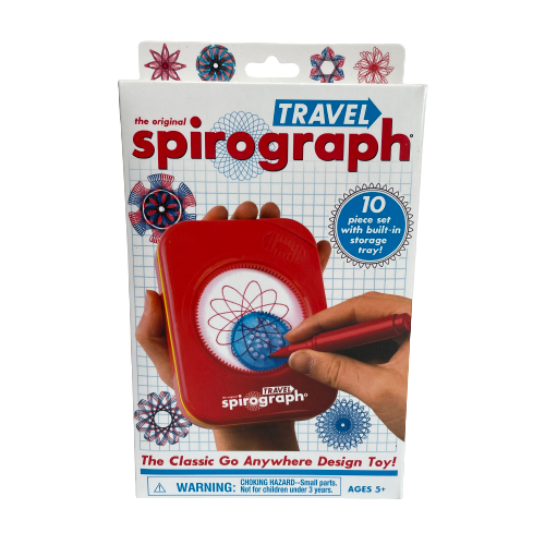 Travel spirograph activity kit.