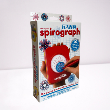 Travel spirograph activity kit.